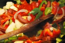 Vegetables In A Pan Stock Images Vegetables In A Pan Stock Images