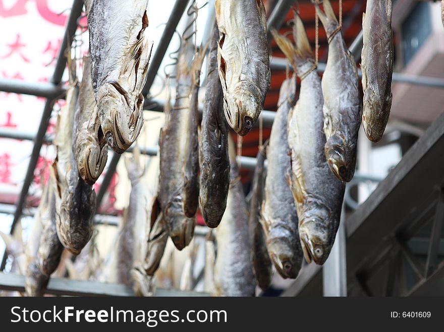 Salted fish is one of the chinese style food.