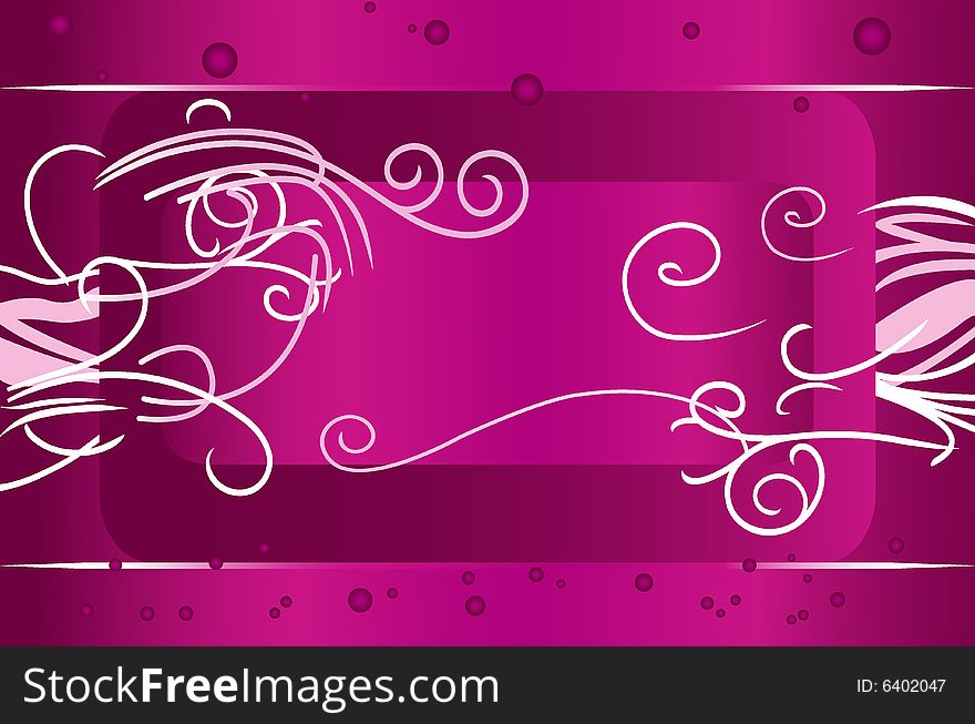 Beautiful swirl background in pink