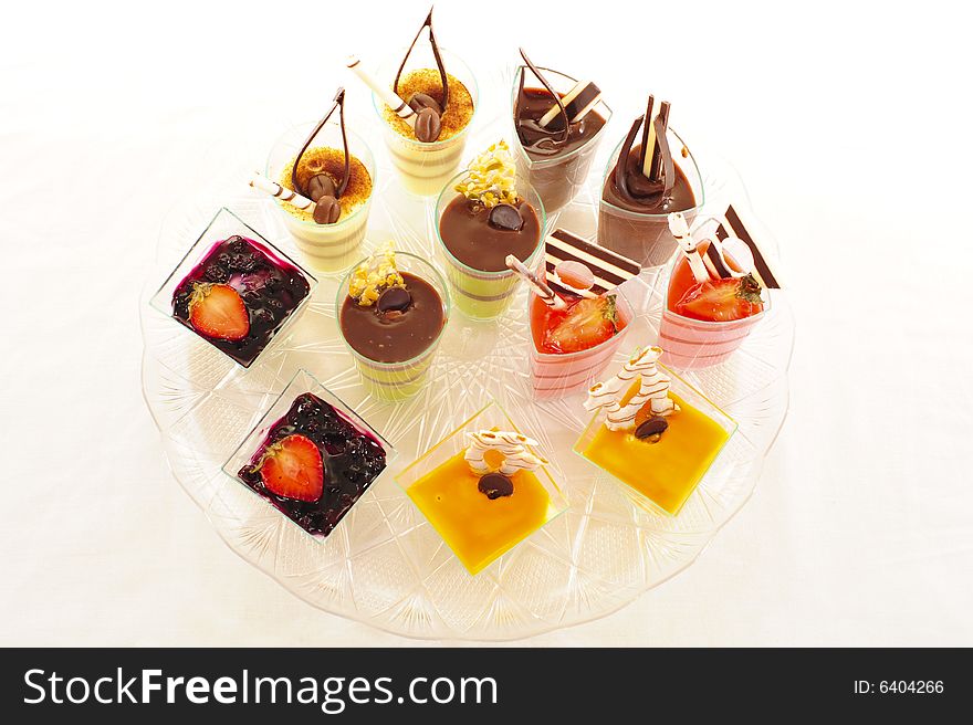 Assorted Colorful Desserts