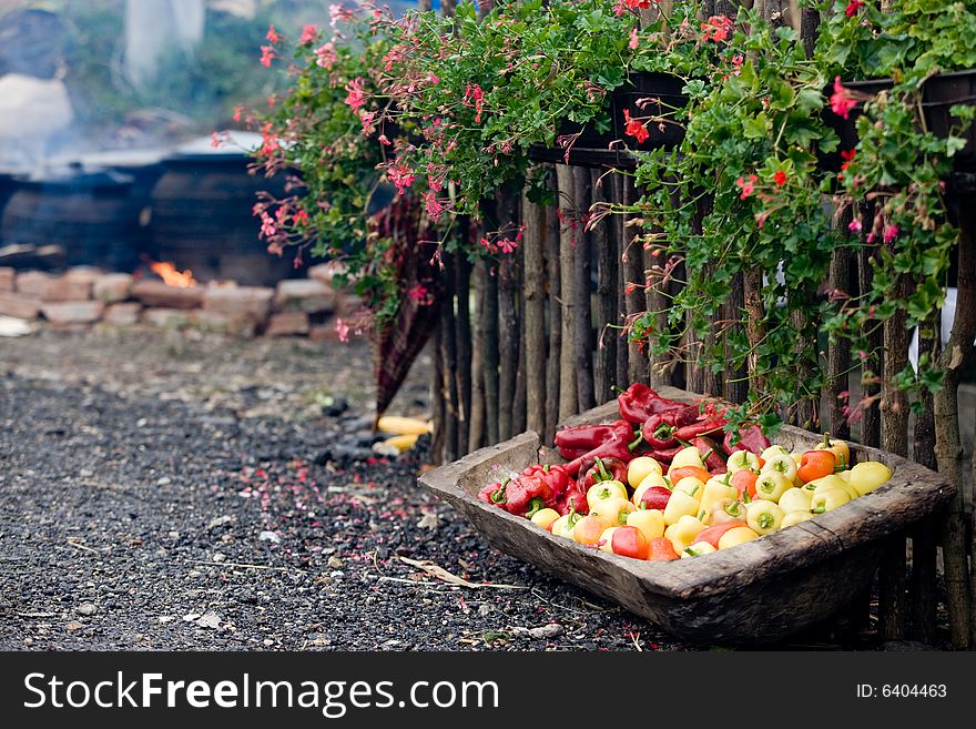 Photo taken in Mrcajevci on a national food festival called Kupusijada, about 20km far from Cacak town in Serbia. Photo taken in Mrcajevci on a national food festival called Kupusijada, about 20km far from Cacak town in Serbia.