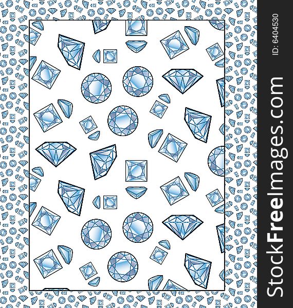 A seamless diamond graphic wallpaper.  Adobe Illustrator EPS 10 file included in download. A seamless diamond graphic wallpaper.  Adobe Illustrator EPS 10 file included in download