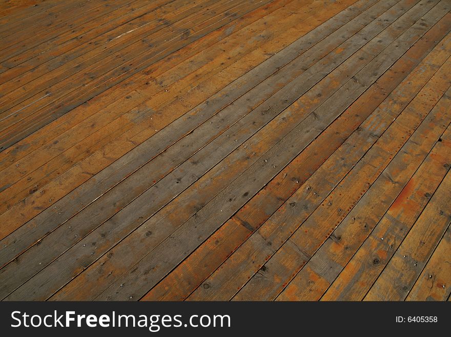 Old floor of broun wood. Old floor of broun wood.