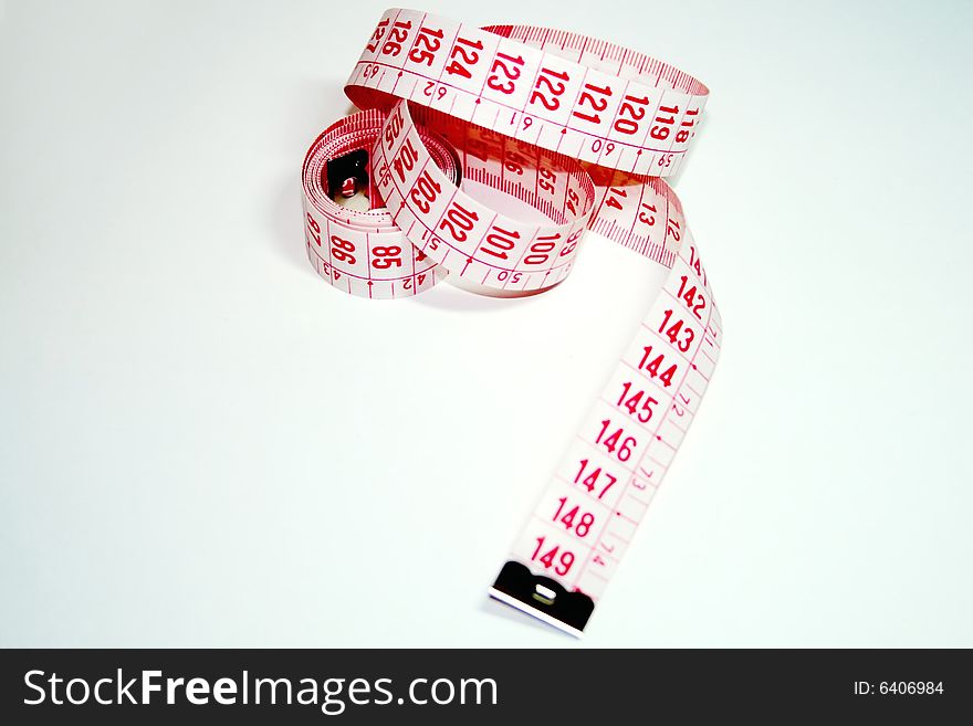 Flexible and graduated tape that is used to measure tissue. Flexible and graduated tape that is used to measure tissue