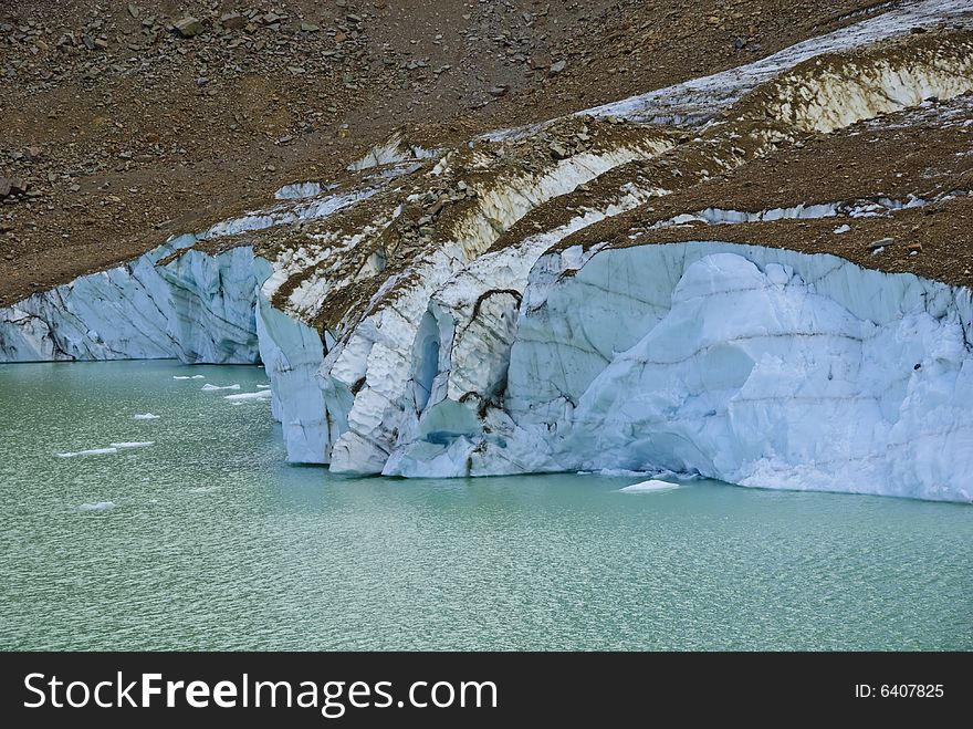 Angel Glacier, Jasper National Park, Alberta, Canada,