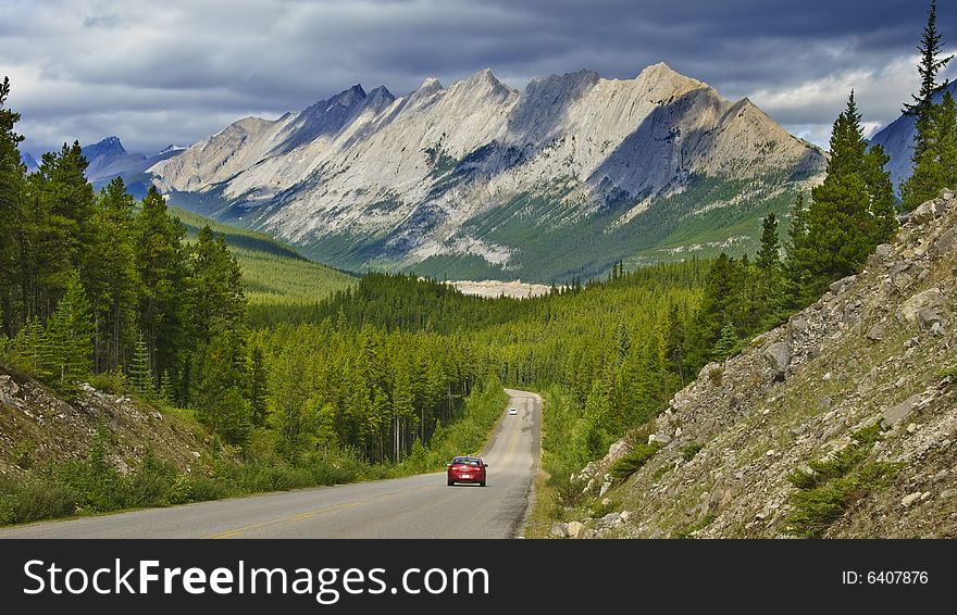 Bow Valley Parkway, Banff National Park, Canada. Bow Valley Parkway, Banff National Park, Canada