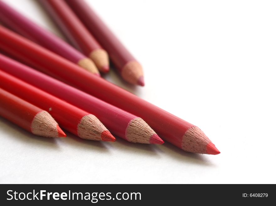Red Coloring Pencils