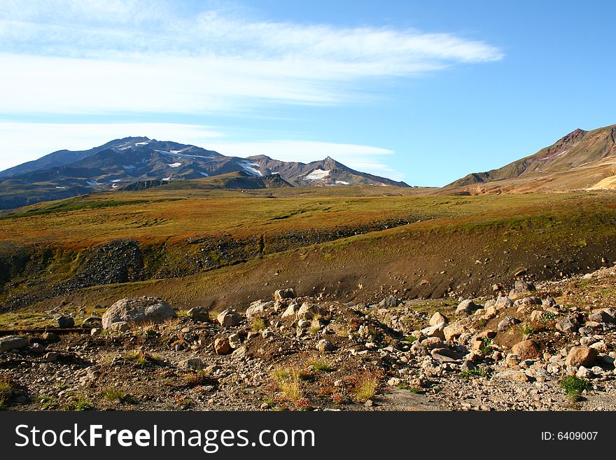 Wilderness highland on Kamchatcka. Russian Federation.