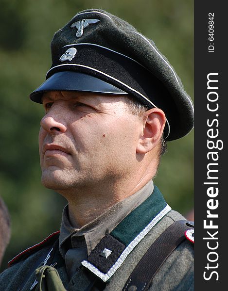 German Soldier  WW2 Reenacting