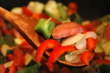 Vegetables In A Pan Stock Images Vegetables In A Pan Stock Images