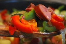 Vegetables In A Pan Stock Images Vegetables In A Pan Stock Images