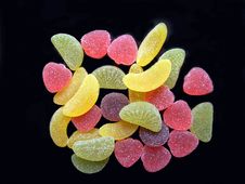 Multi-coloured Fruit Candy Royalty Free Stock Photography Multi-coloured Fruit Candy Royalty Free Stock Photography