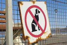 No Dogs Allowed Stock Image No Dogs Allowed Stock Image