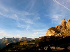 Dolomiti Mountains Stock Photography