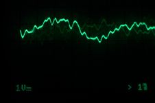 Oscilloscope Trace Stock Images