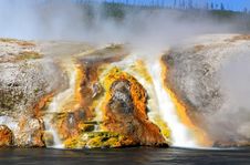 Midway Geyser Basin In Yellowstone Stock Photo Midway Geyser Basin In Yellowstone Stock Photo