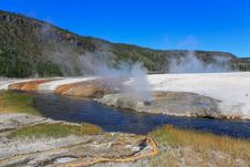 Midway Geyser Basin In Yellowstone Stock Photos Midway Geyser Basin In Yellowstone Stock Photos