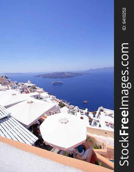 Beautiful view in greek island. Beautiful view in greek island