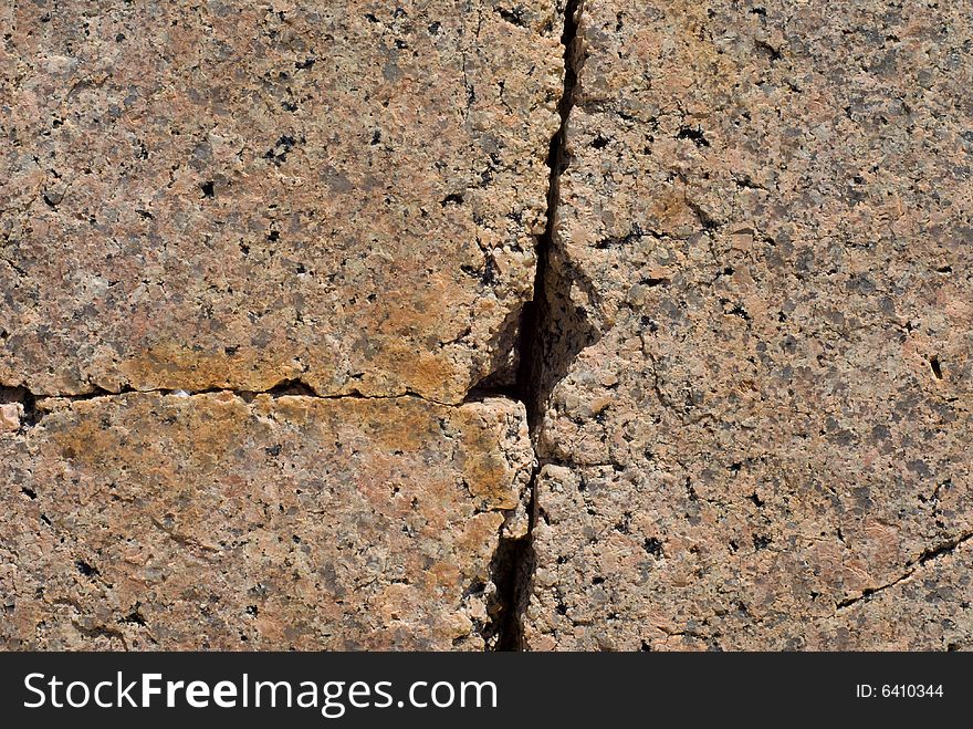 A close-up of surface of granite on seabeach. Russian Far East, Primorye. A close-up of surface of granite on seabeach. Russian Far East, Primorye
