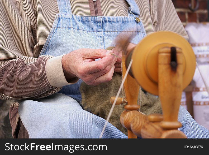 The weaver works on pleasure of all