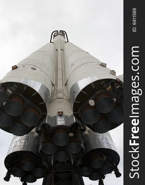 Russian space rocket an exhibition