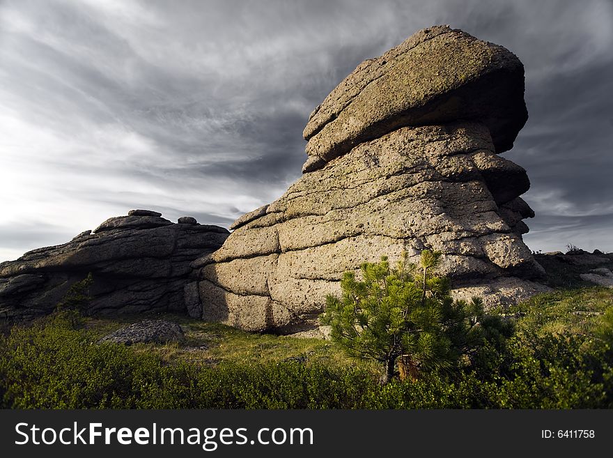 Rocks In High Mountains