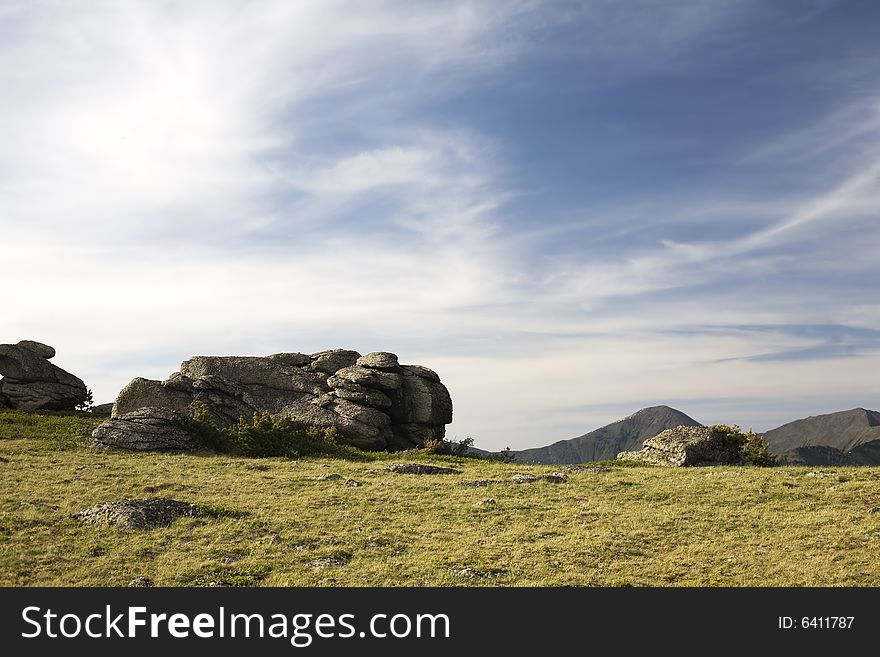 Rocks In High Mountains