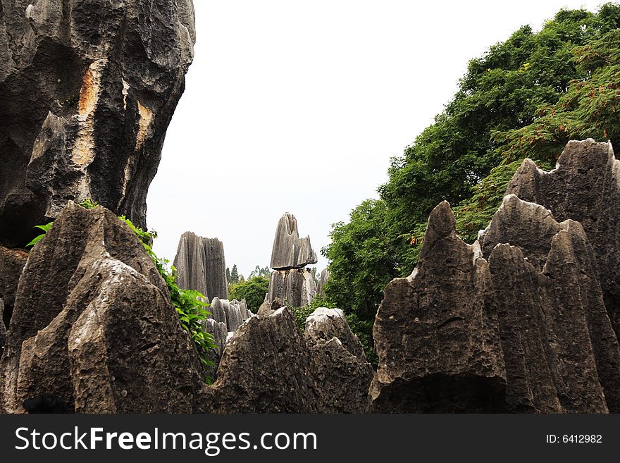 Stone Forest, China's National Park, Yunnan, China