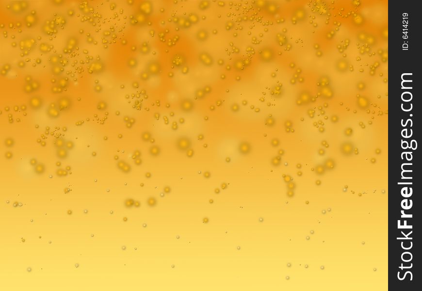 Bubble Orange Background