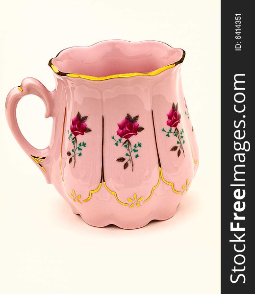 Picture of the ceramic and painted teapot. Picture of the ceramic and painted teapot