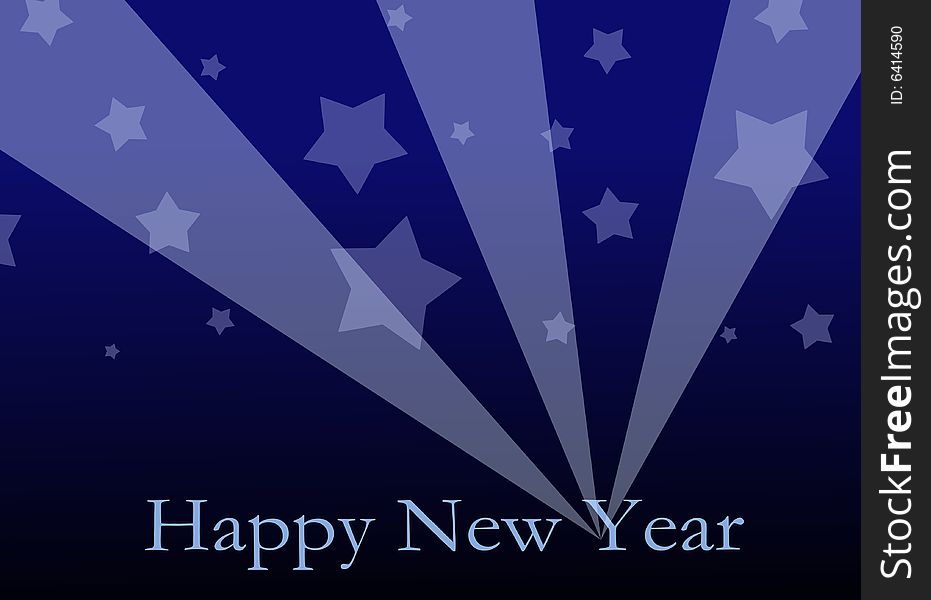 Happy new year card for wishes