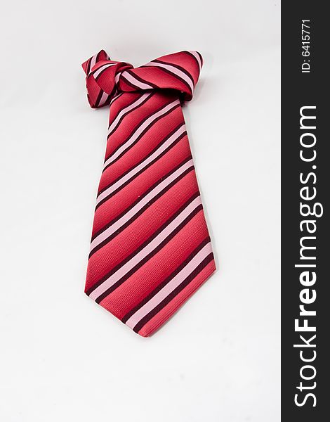 tie on a white background