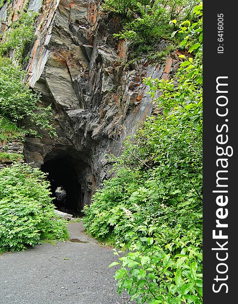 Unfinished Railroad Tunnel