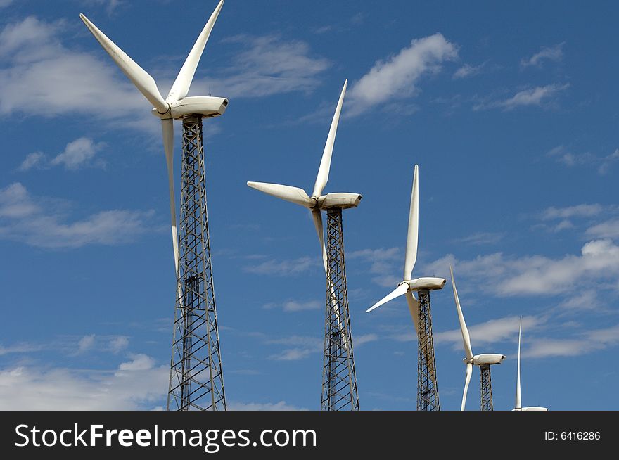 Wind Power Generators in Coachella Valley, California. Wind Power Generators in Coachella Valley, California.