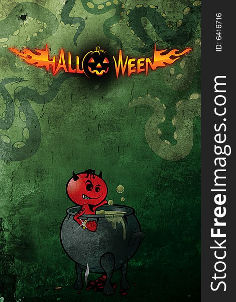 Dark Poster design for Halloween. Dark Poster design for Halloween