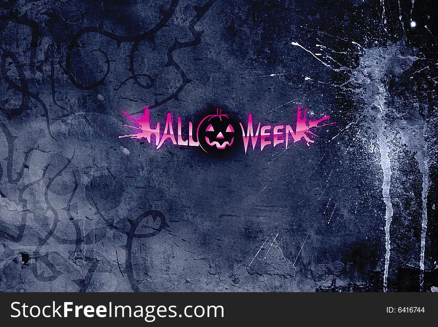 Dark Poster design for Halloween. Dark Poster design for Halloween