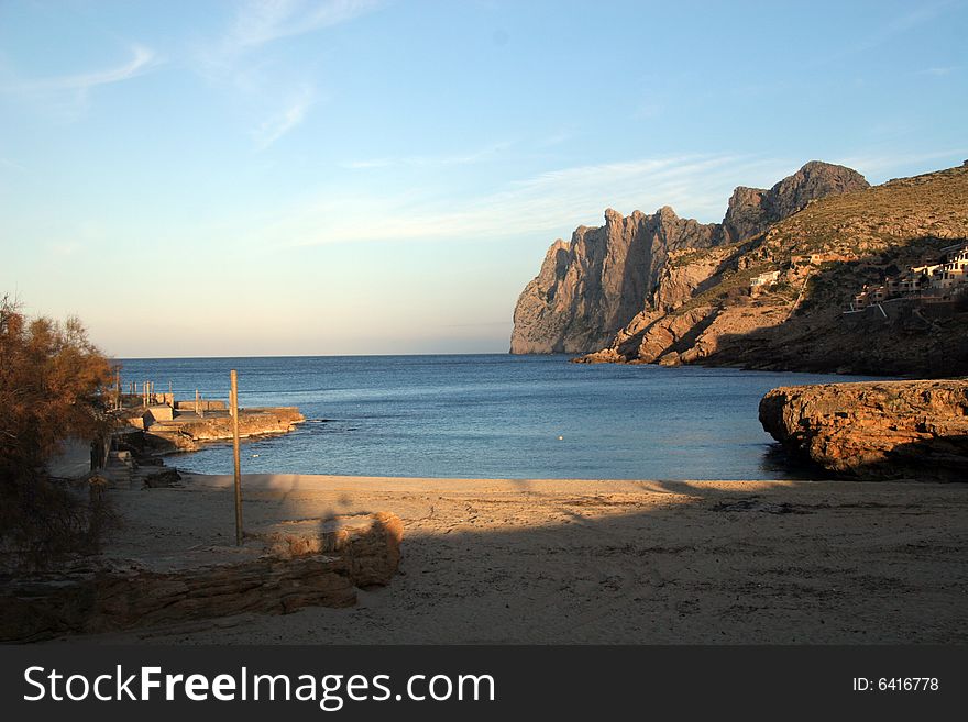 Bay in the North of Majorca in Spain. Bay in the North of Majorca in Spain