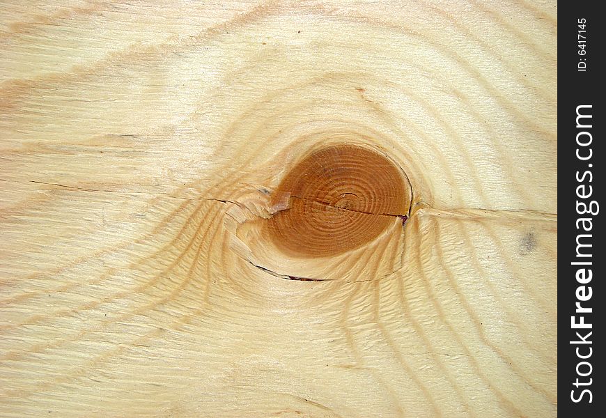 Structure. Sheet of plywood with a knot