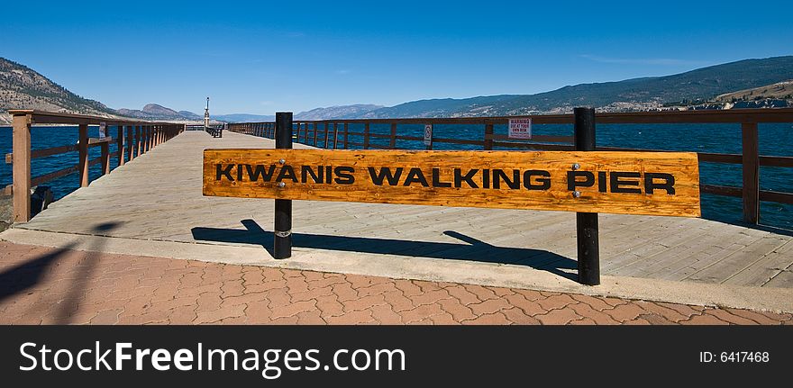 Kiwanis Walking Pier, Penticton, British Columbia Canada