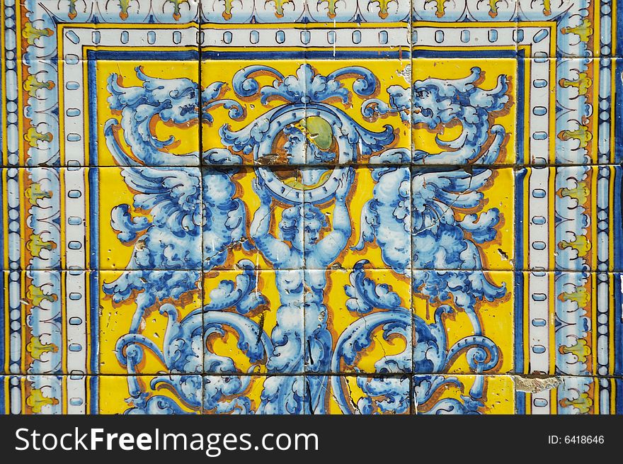 Tile Design With Ornaments