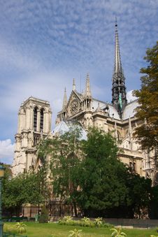 Notre Dame Cathedral Of Paris Royalty Free Stock Photo