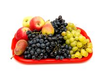 Fruits And Bunches Of Grapes. Stock Photography Fruits And Bunches Of Grapes. Stock Photography