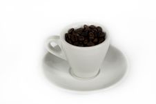 A Cup Of Coffeebeans Stock Images A Cup Of Coffeebeans Stock Images