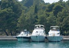 Yachts At Anchor Royalty Free Stock Photo Yachts At Anchor Royalty Free Stock Photo