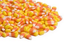 Candy Corn On White Royalty Free Stock Image Candy Corn On White Royalty Free Stock Image