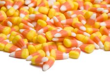 Candy Corn On White Stock Images Candy Corn On White Stock Images
