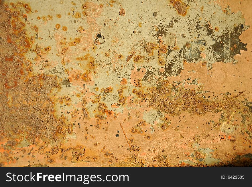 Rusty pattern and dirty background