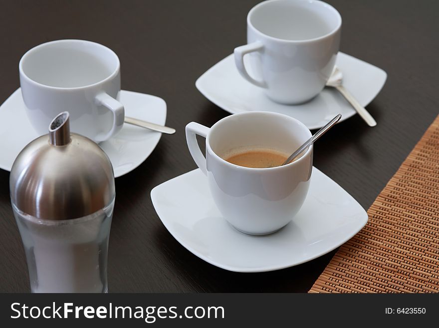 Coffee cup on a table