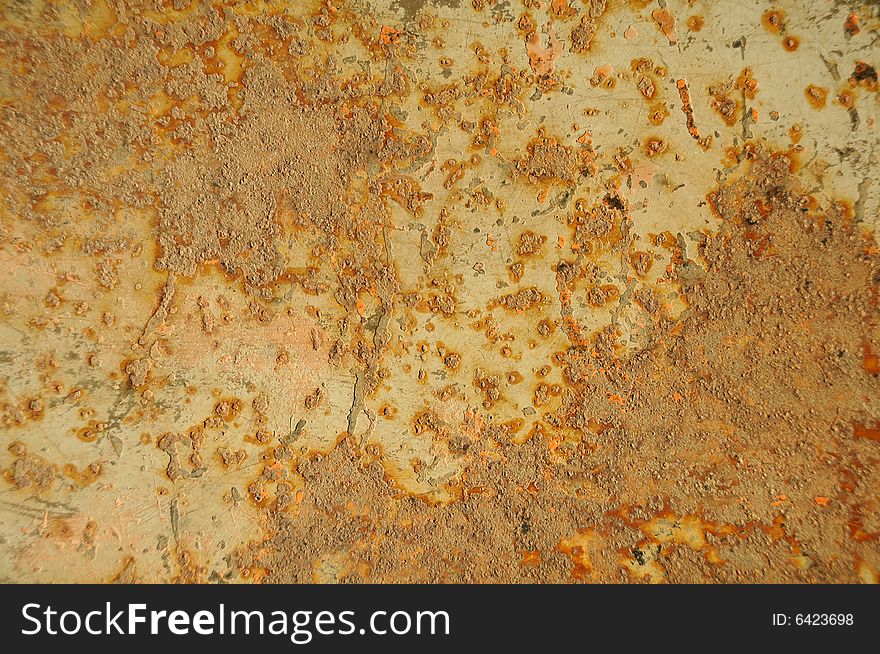 Rusty pattern and dirty background