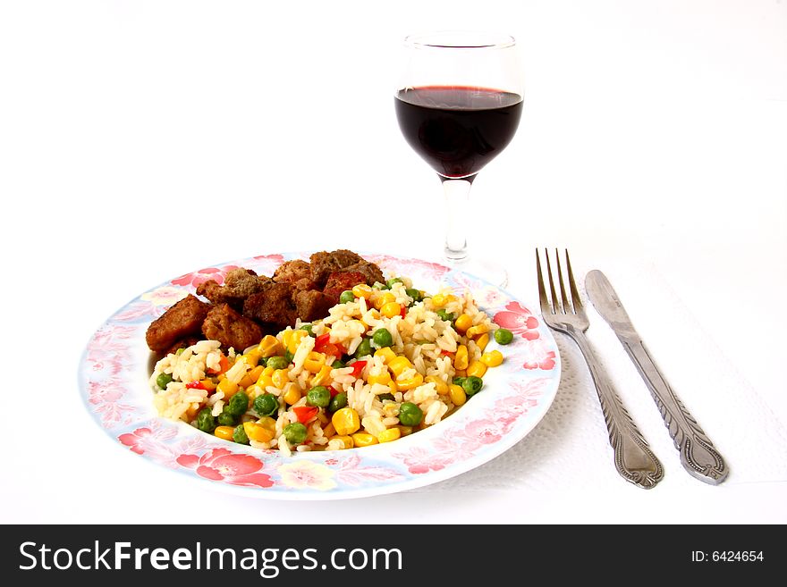 Vegetables With Meat And Wine